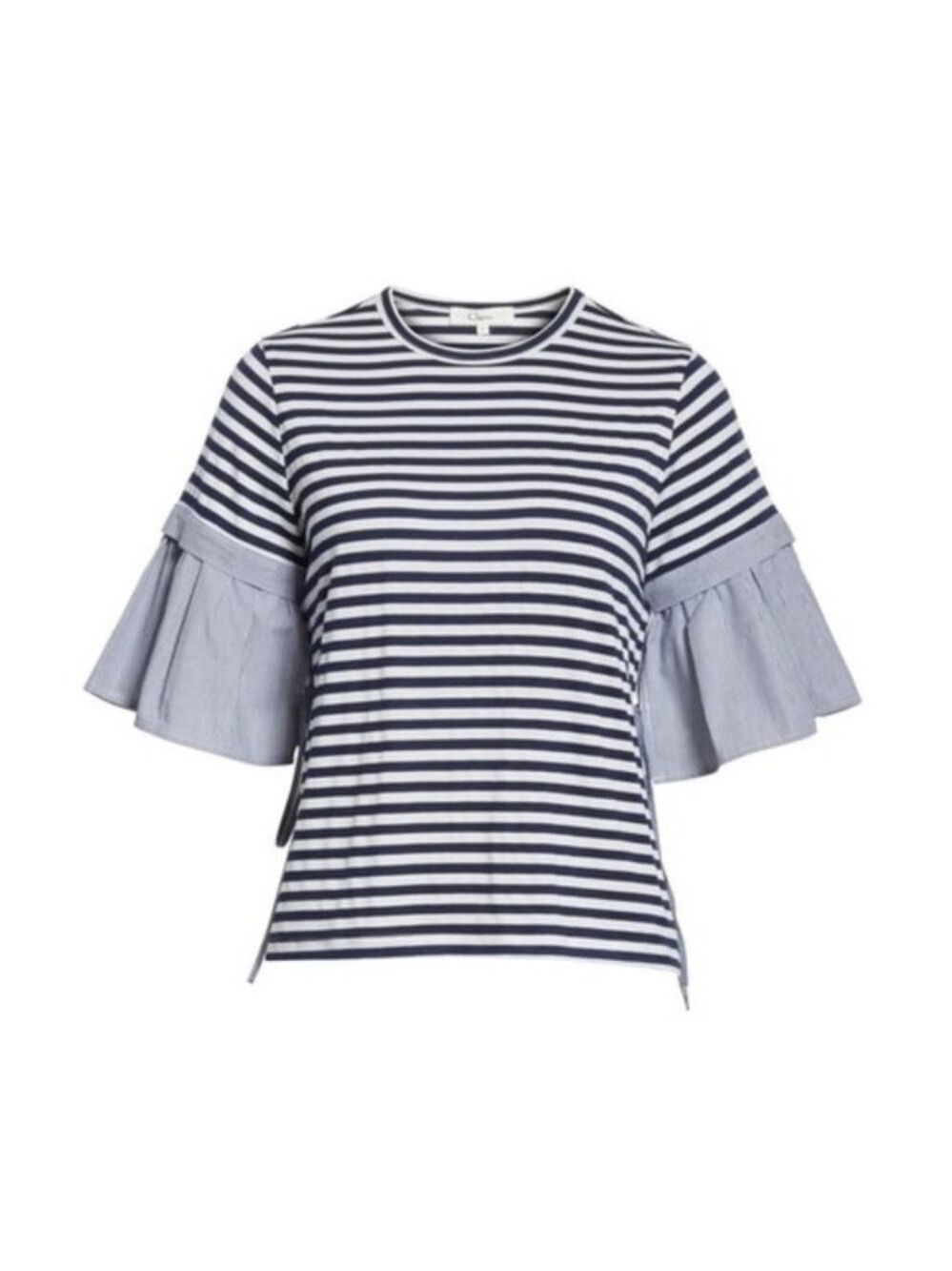 Clu Ruffle Sleeve Stripe Tee - Picture 3 of 8